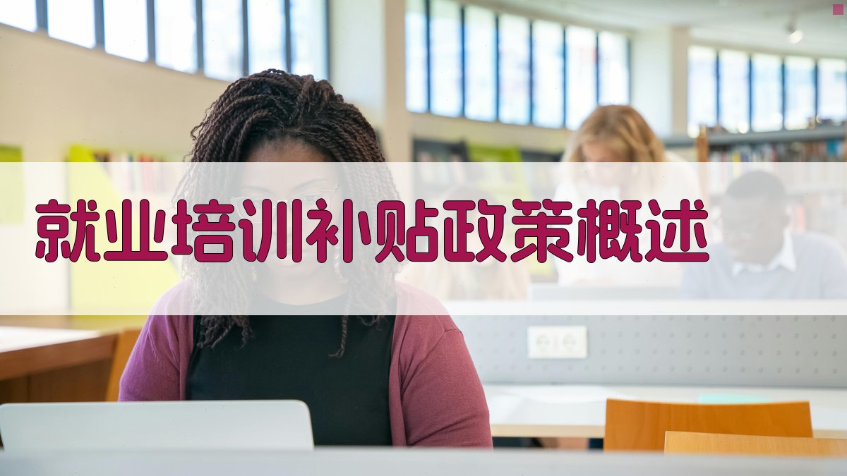 就业培训补贴政策概述 图1