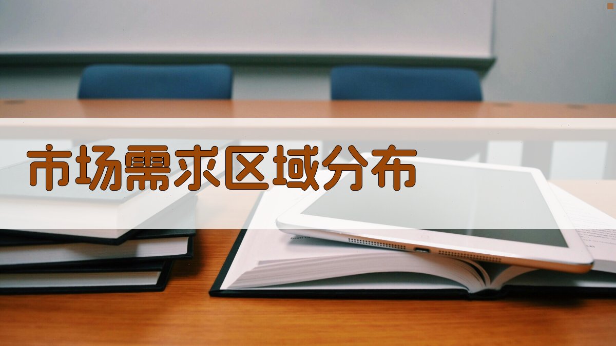 市场需求区域分布 图1