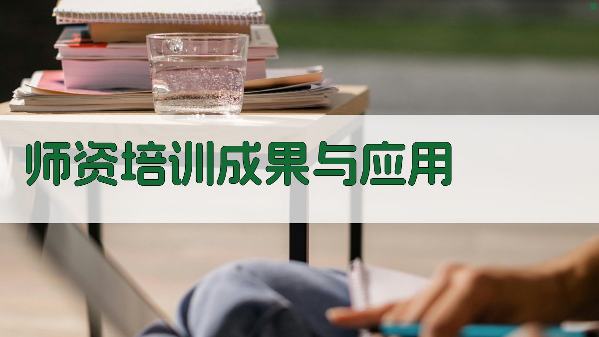 师资培训成果与应用 图2