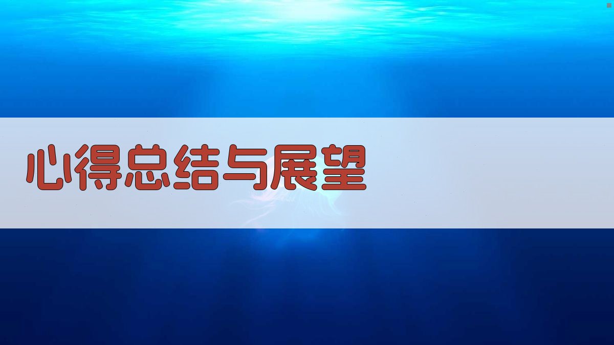 心得总结与展望 图3