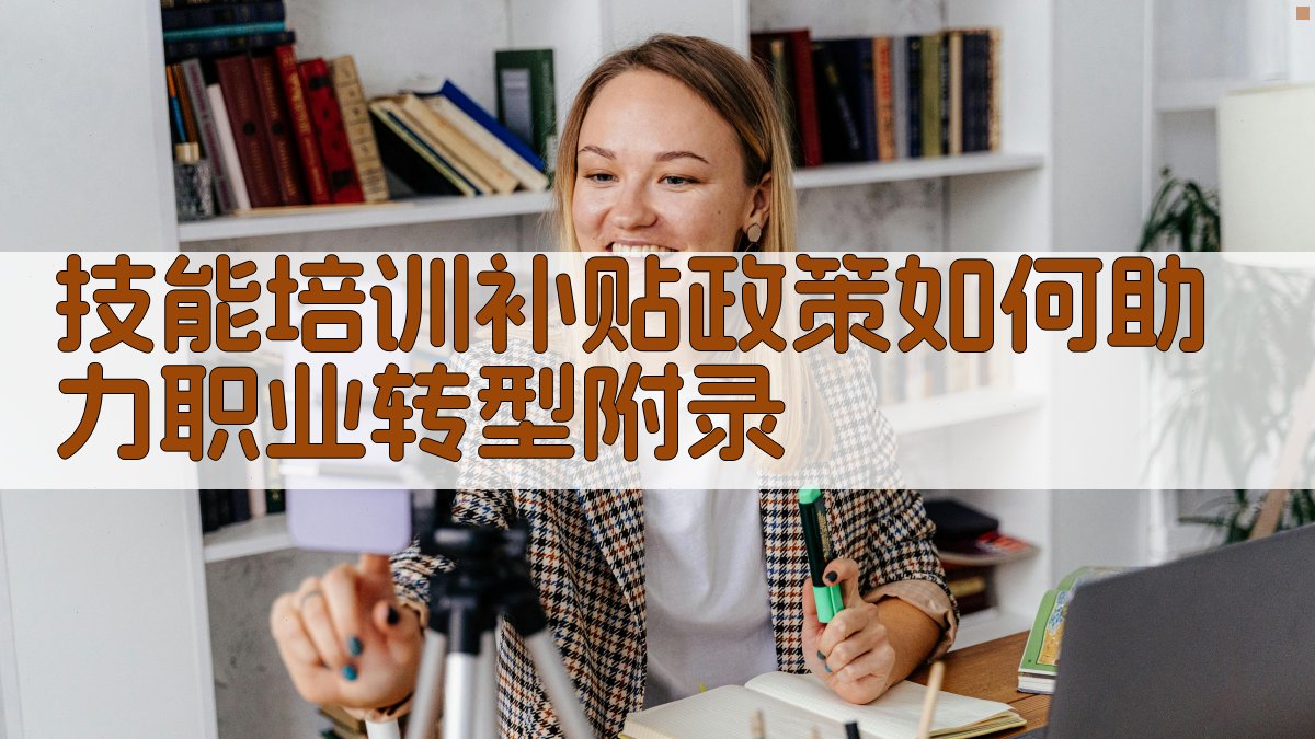 技能培训补贴政策如何助力职业转型 · 附录 图2