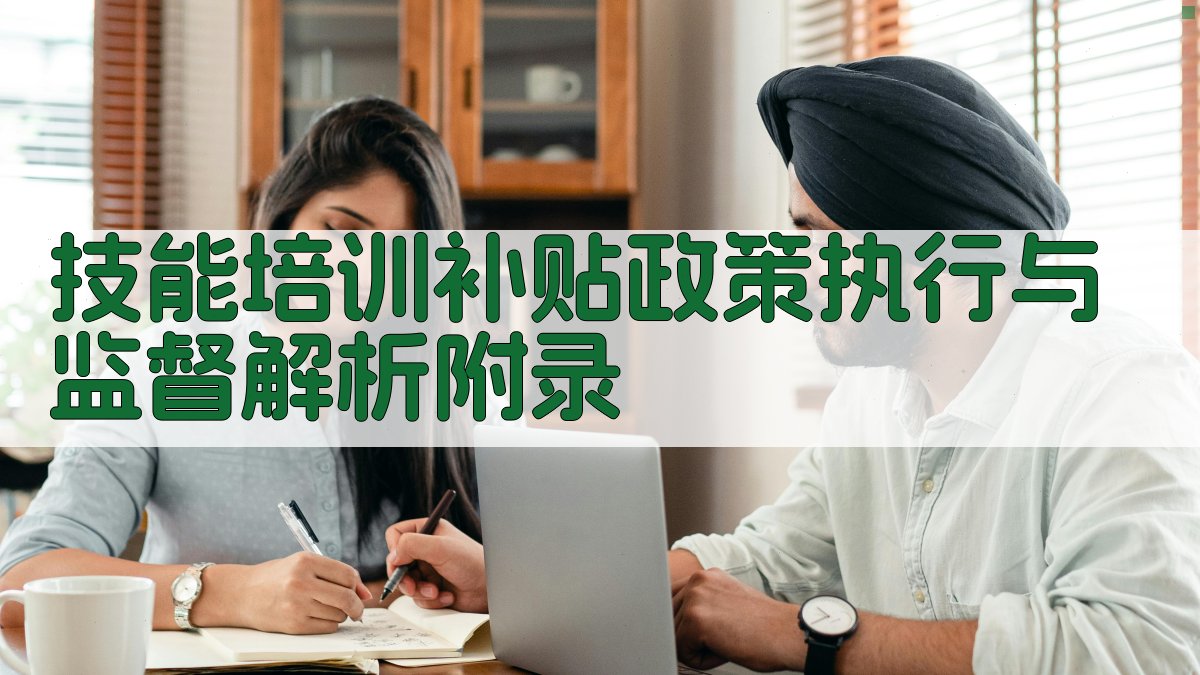 技能培训补贴政策执行与监督解析 · 附录 图5