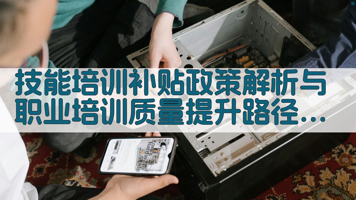 技能培训补贴政策解析与职业培训质量提升路径 · 附录 图5