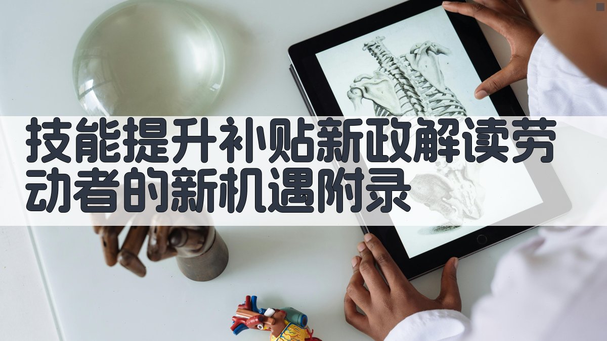 技能提升补贴新政解读劳动者的新机遇 · 附录 图4