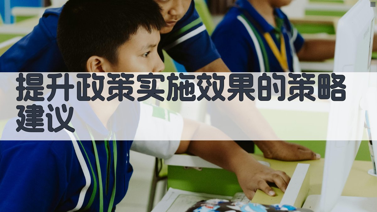 提升政策实施效果的策略建议 图4