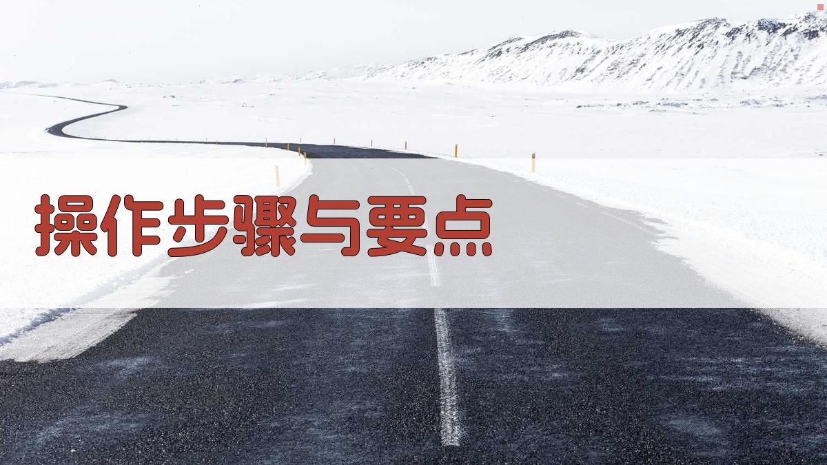 操作步骤与要点 图1