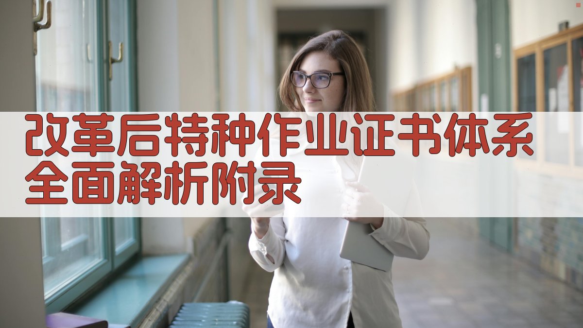 改革后特种作业证书体系全面解析 · 附录 图5