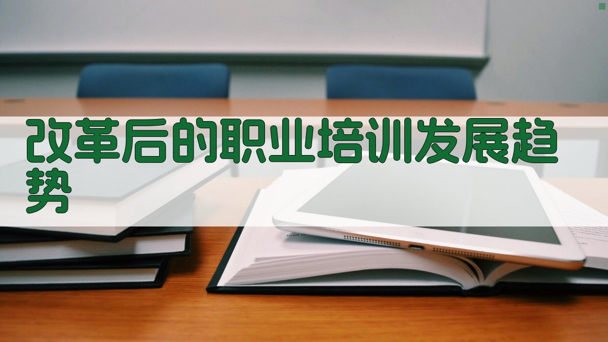 改革后的职业培训发展趋势 图3