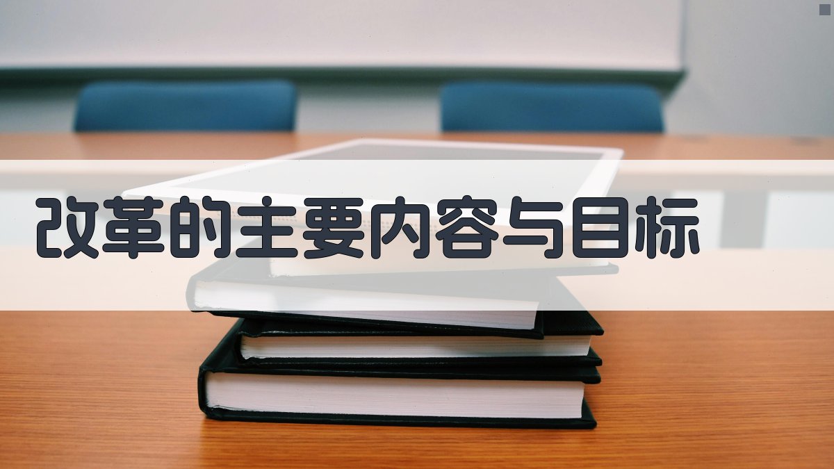 改革的主要内容与目标 图2