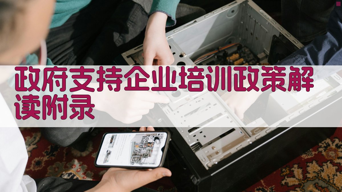 政府支持企业培训政策解读 · 附录 图4