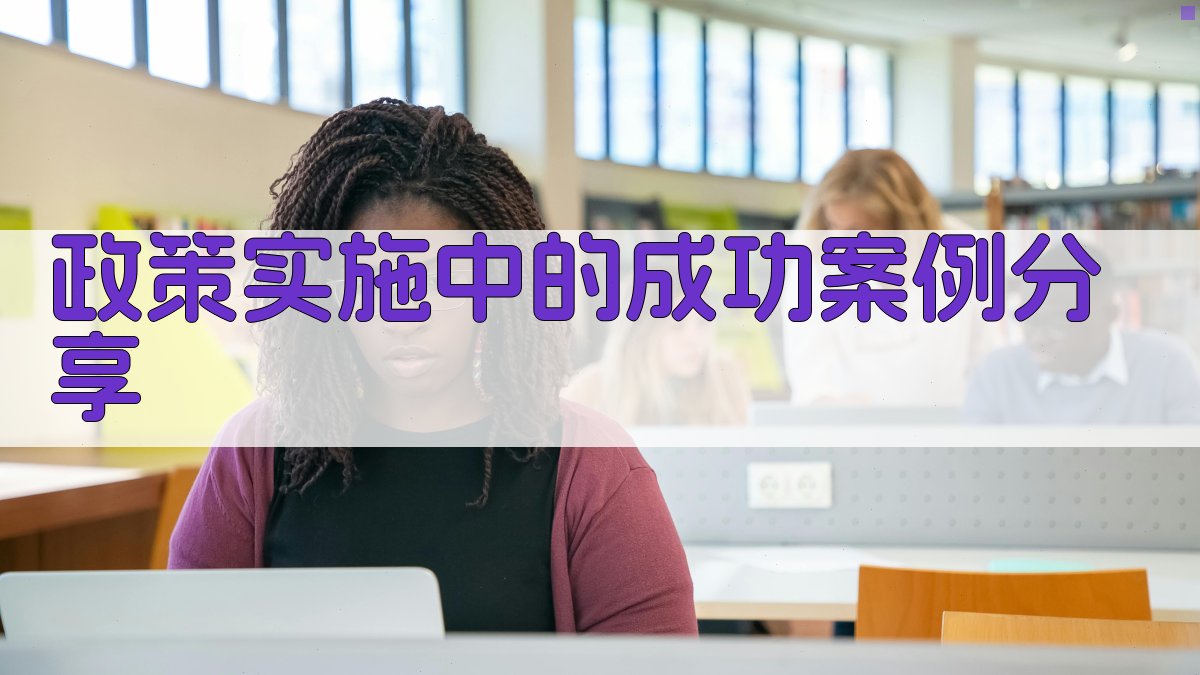 政策实施中的成功案例分享 图2