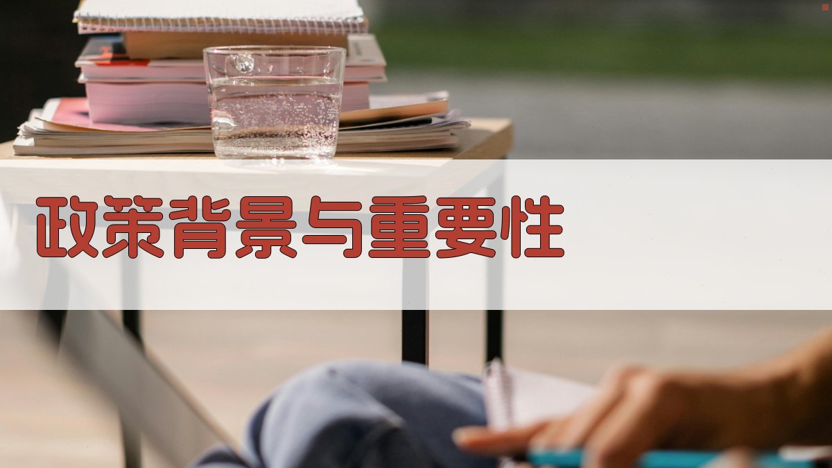 政策背景与重要性 图2