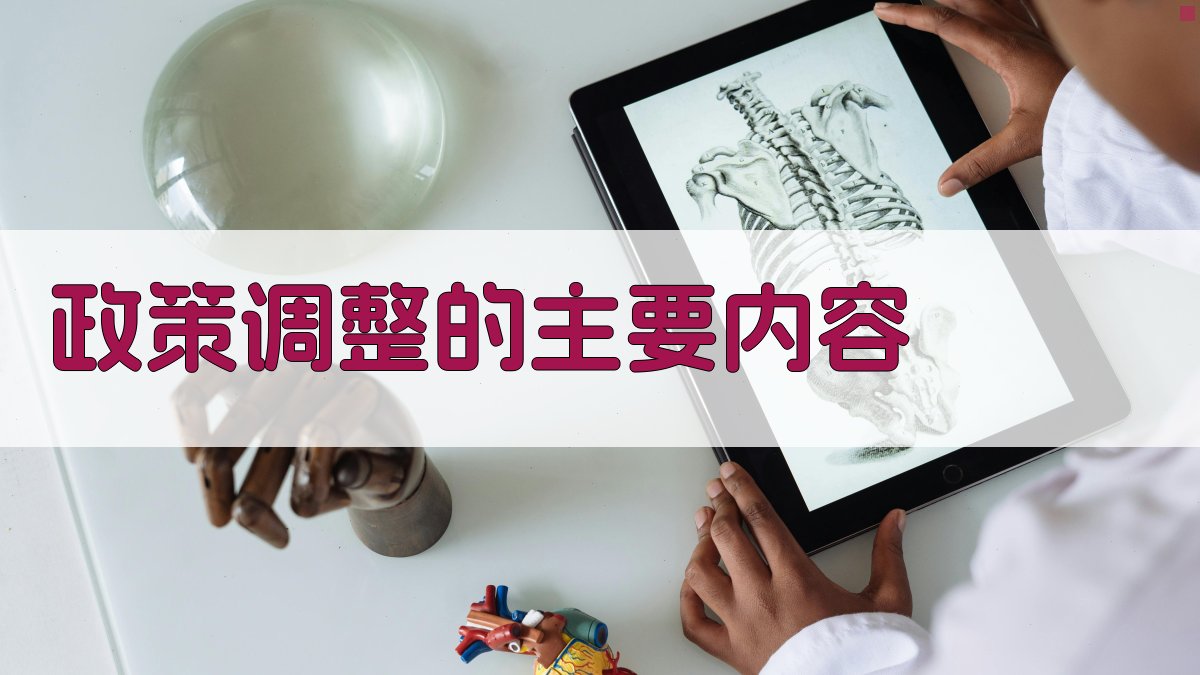 政策调整的主要内容 图1