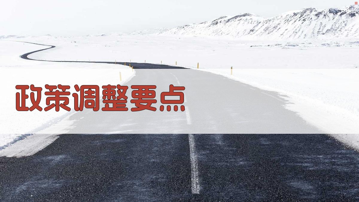 政策调整要点 图2