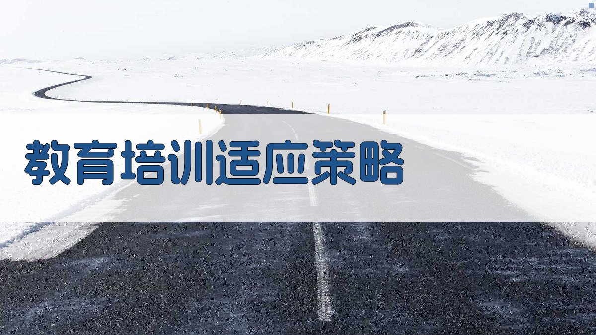 教育培训适应策略 图4