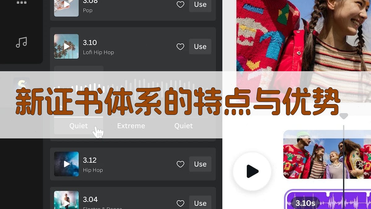 新证书体系的特点与优势 图2