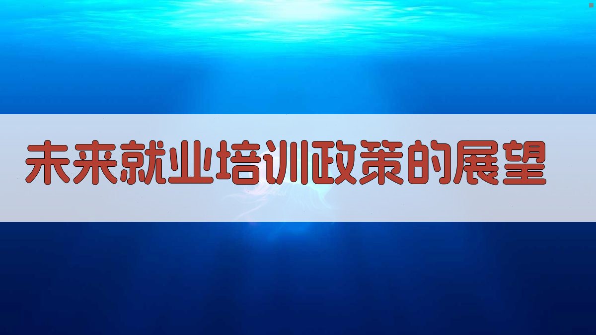 未来就业培训政策的展望 图4