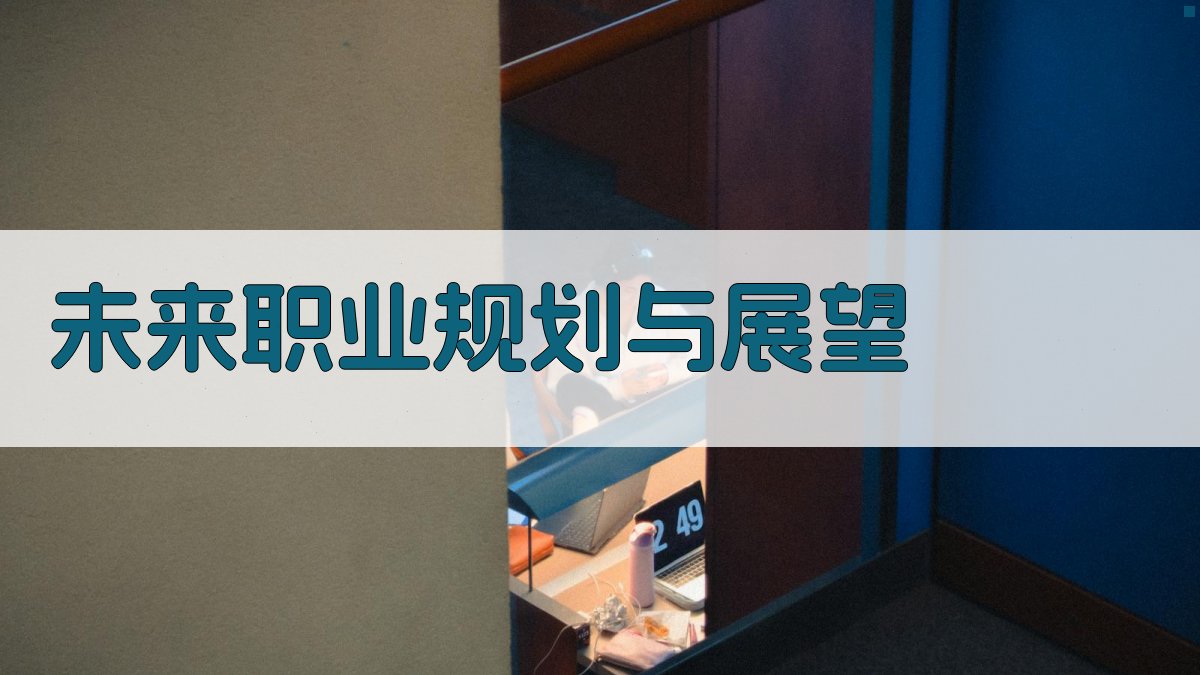 未来职业规划与展望 图3