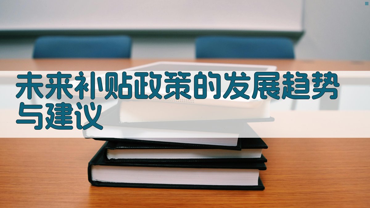 未来补贴政策的发展趋势与建议 图3