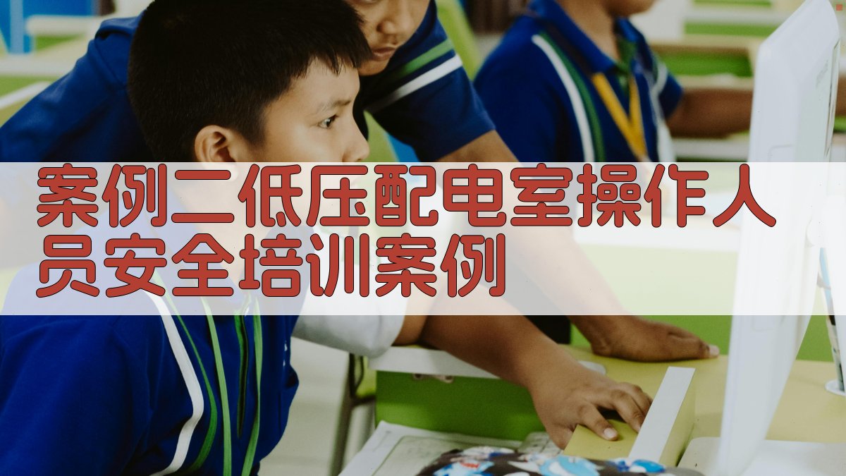 案例二低压配电室操作人员安全培训案例 图2