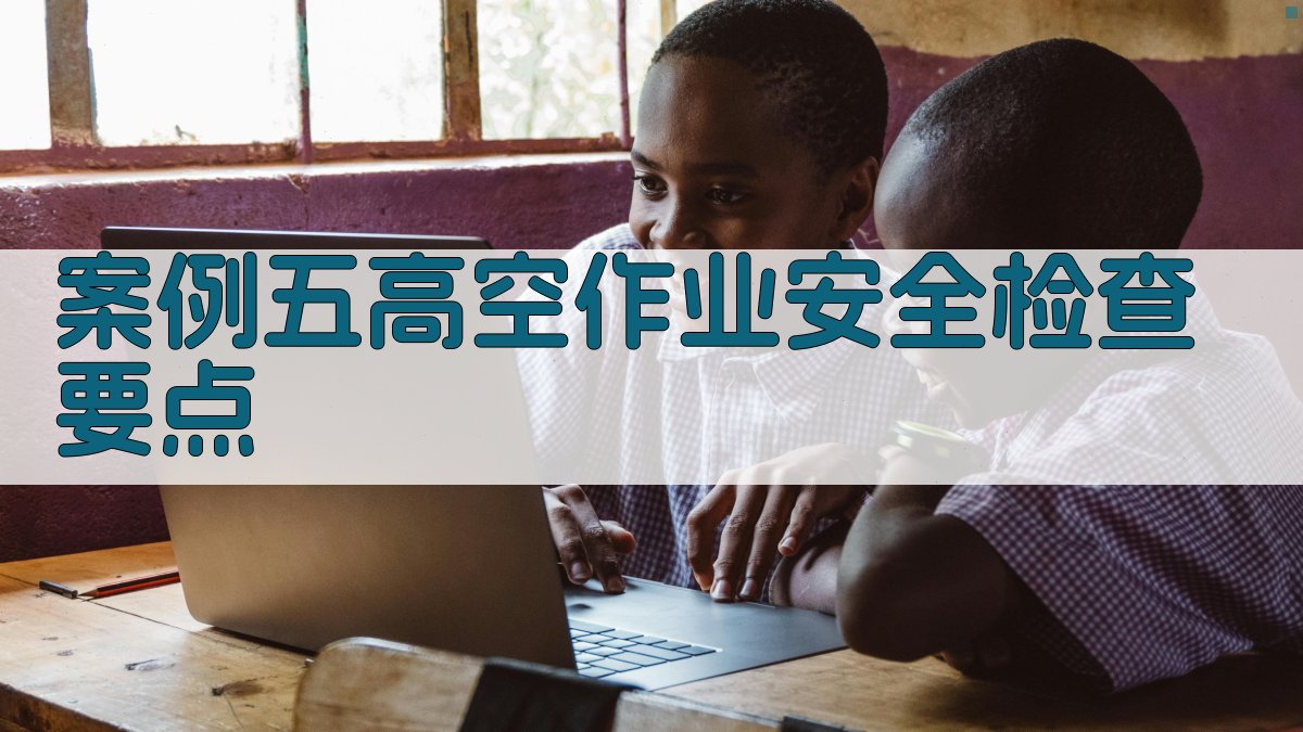案例五高空作业安全检查要点 图4