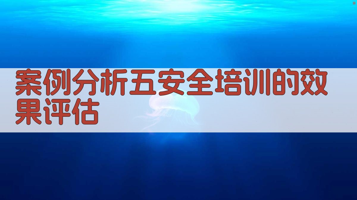 案例分析五安全培训的效果评估 图3