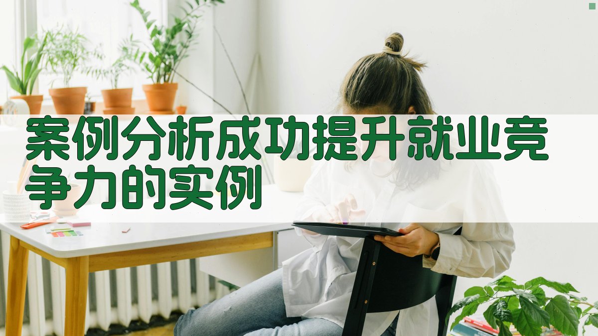 案例分析成功提升就业竞争力的实例 图2