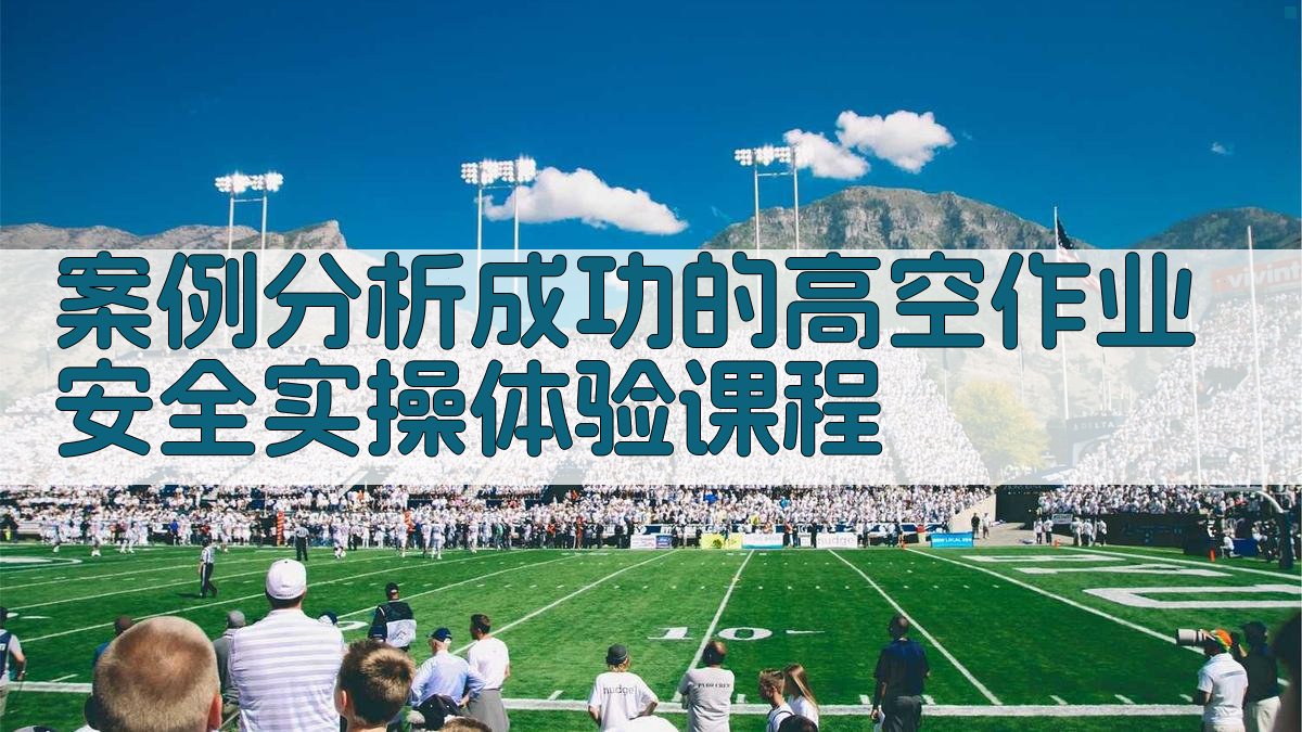 案例分析成功的高空作业安全实操体验课程 图2