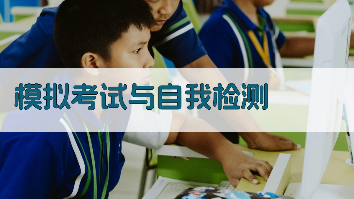 模拟考试与自我检测 图4
