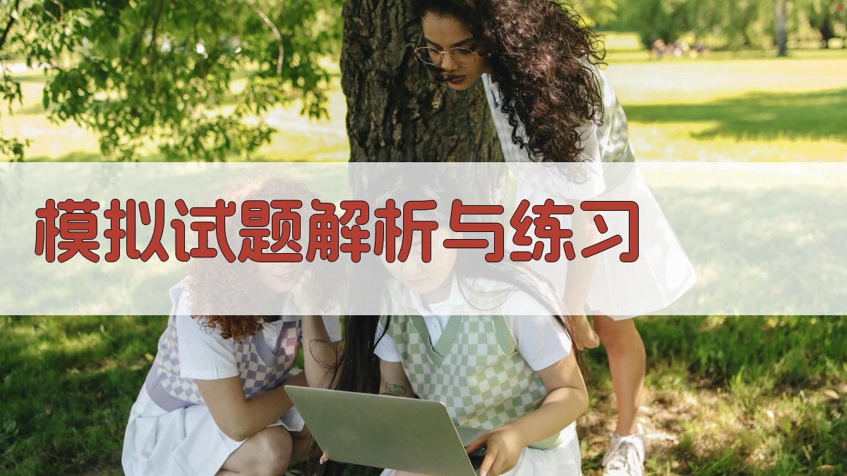 模拟试题解析与练习 图4
