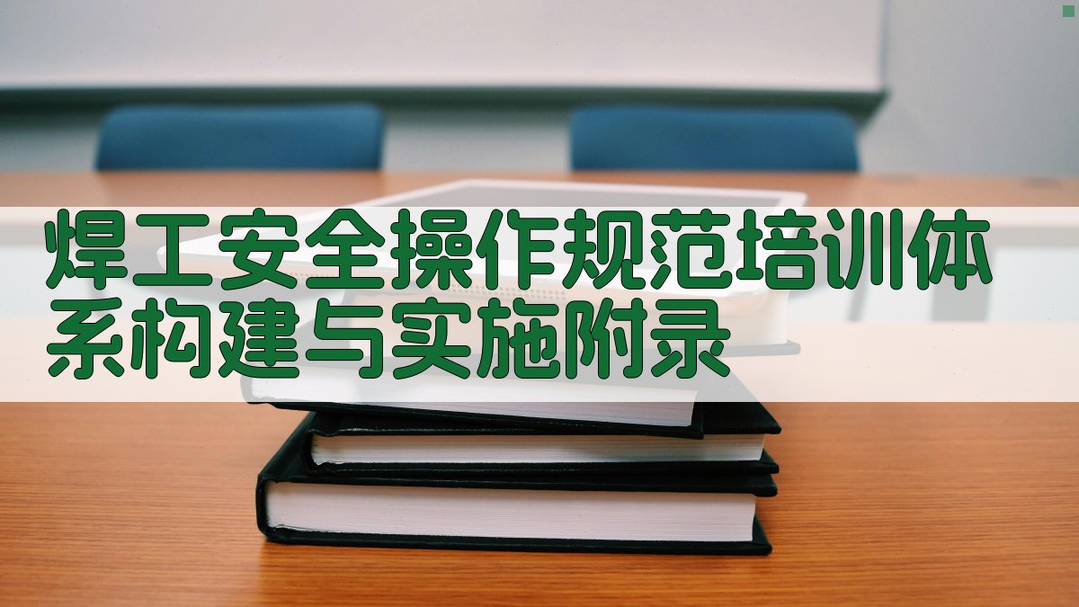 焊工安全操作规范培训体系构建与实施 · 附录 图3