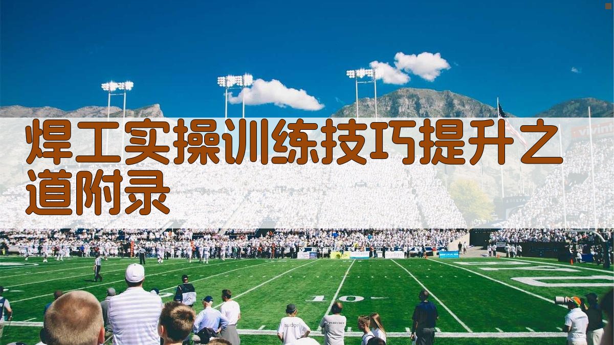 焊工实操训练技巧提升之道 · 附录 图4