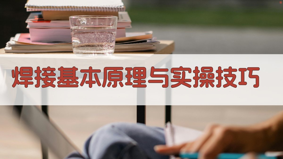 焊接基本原理与实操技巧 图1