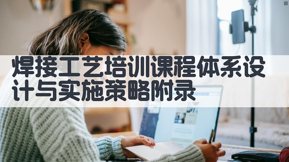 焊接工艺培训课程体系设计与实施策略 · 附录 图3