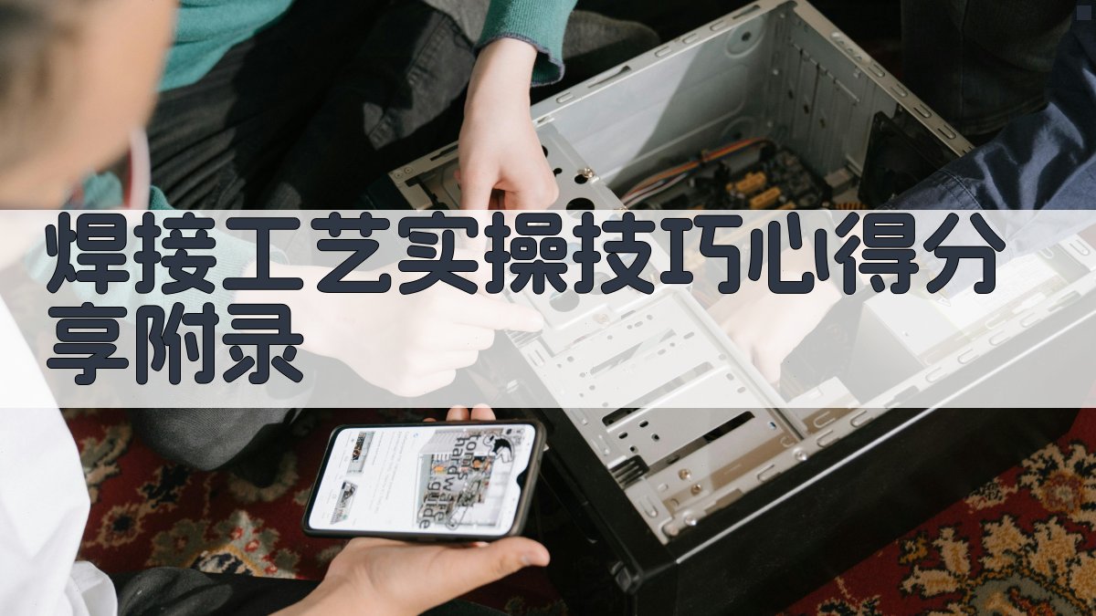 焊接工艺实操技巧心得分享 · 附录 图5
