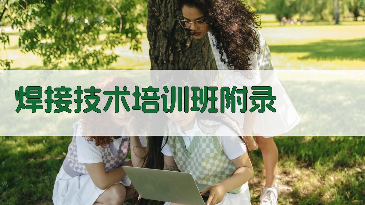 焊接技术培训班 · 附录 图3