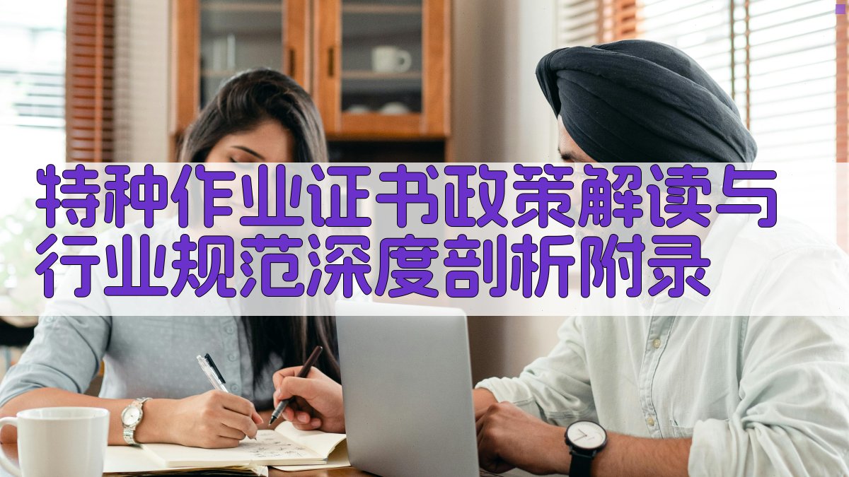 特种作业证书政策解读与行业规范深度剖析 · 附录 图5