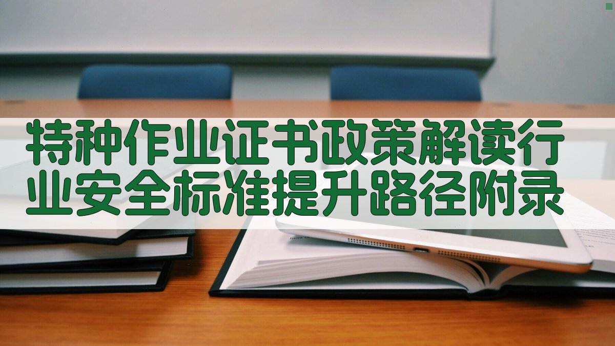 特种作业证书政策解读行业安全标准提升路径 · 附录 图3