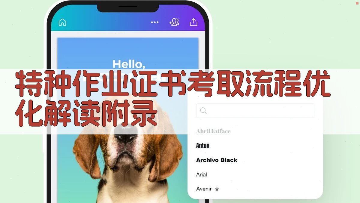 特种作业证书考取流程优化解读 · 附录 图5