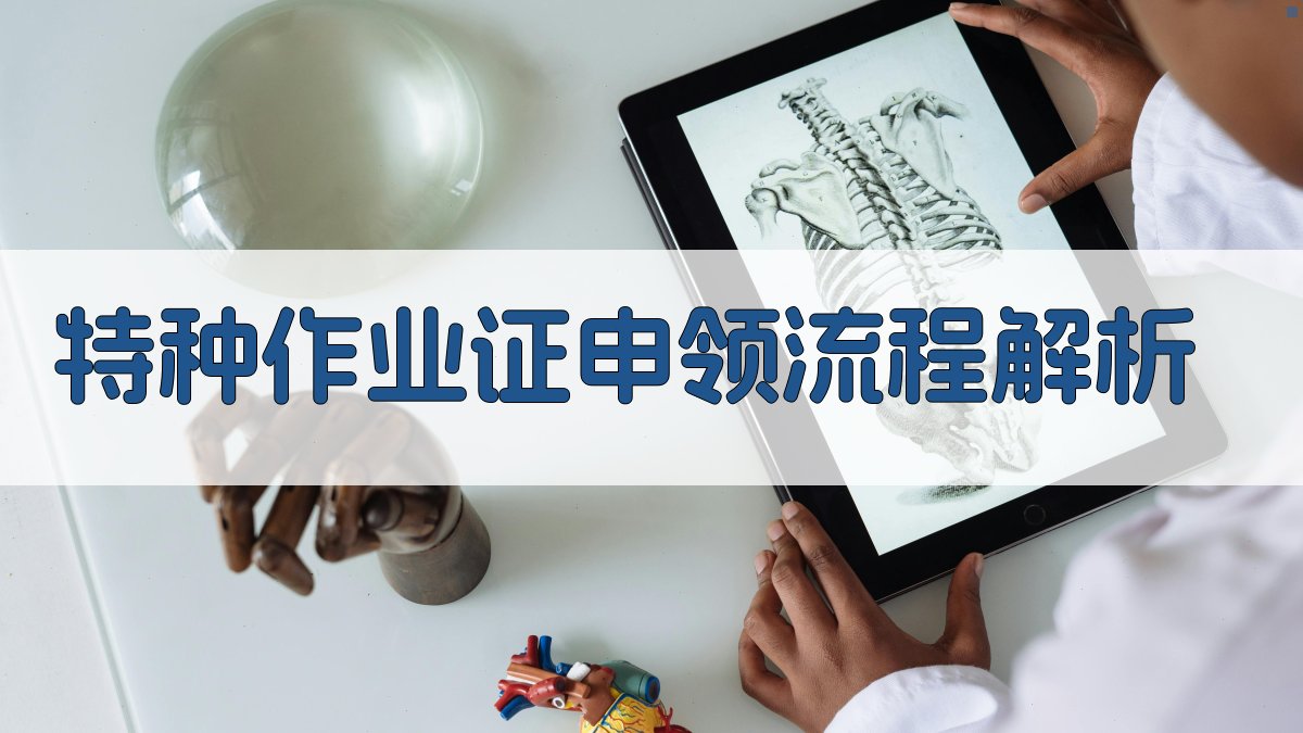 特种作业证申领流程解析 图2