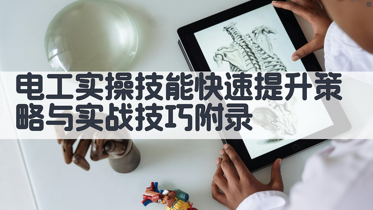 电工实操技能快速提升策略与实战技巧 · 附录 图4