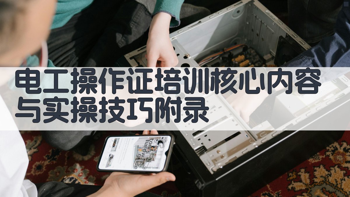 电工操作证培训核心内容与实操技巧 · 附录 图4