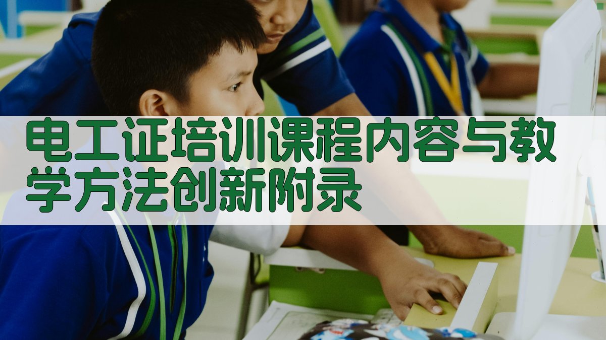 电工证培训课程内容与教学方法创新 · 附录 图5