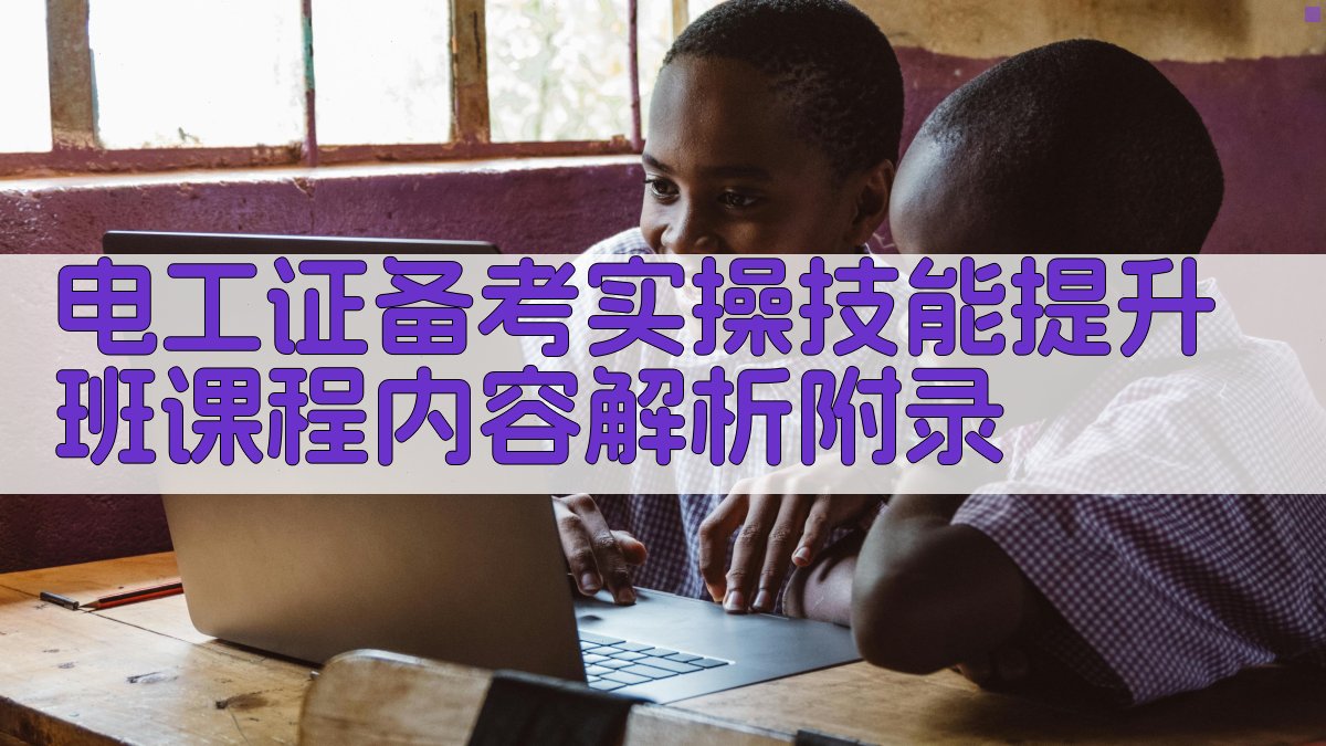 电工证备考实操技能提升班课程内容解析 · 附录 图3