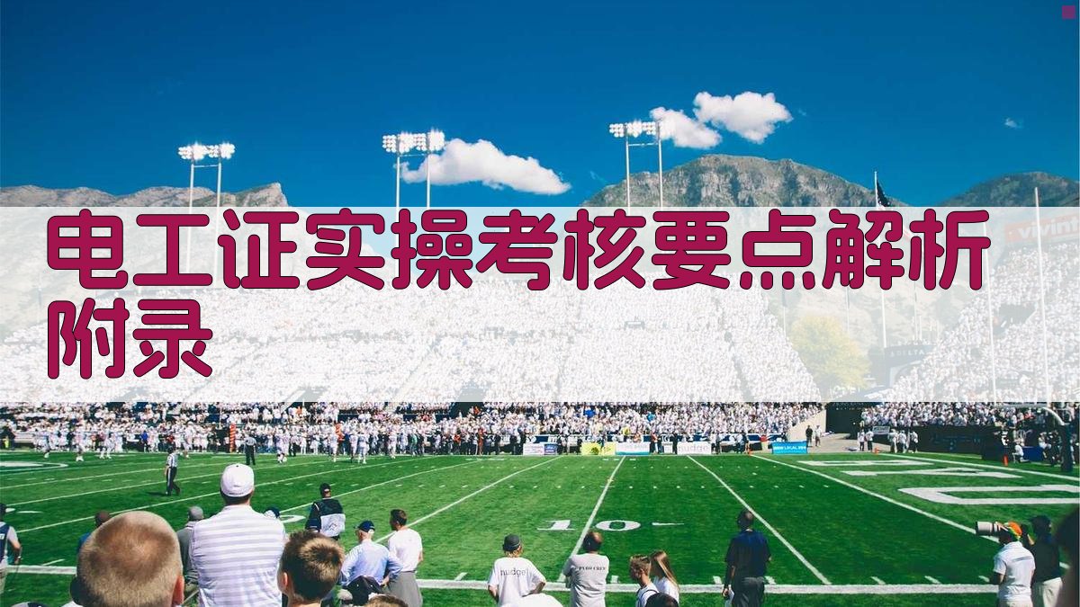 电工证实操考核要点解析 · 附录 图2