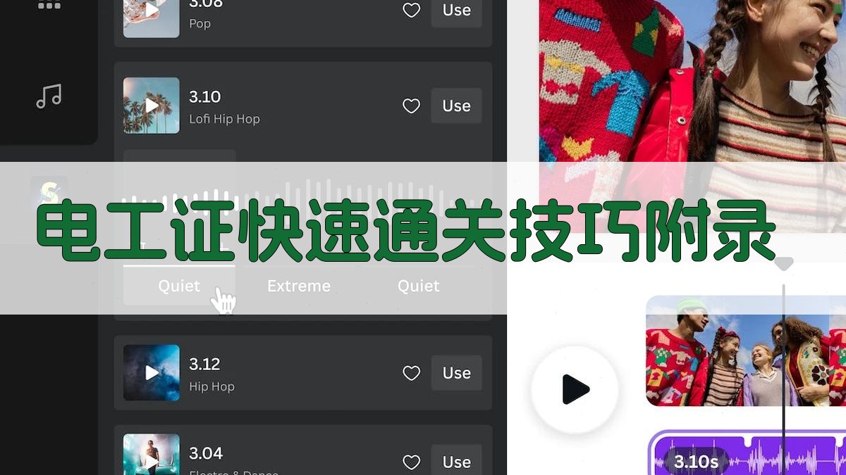 电工证快速通关技巧 · 附录 图4