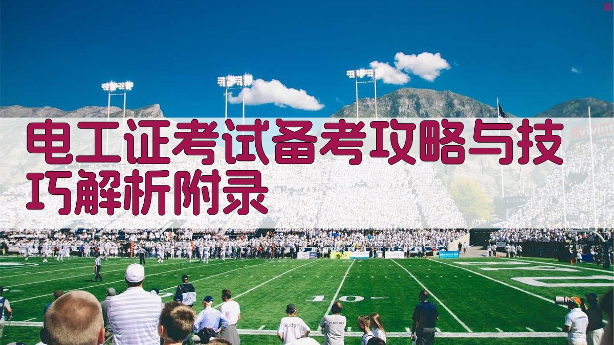 电工证考试备考攻略与技巧解析 · 附录 图3