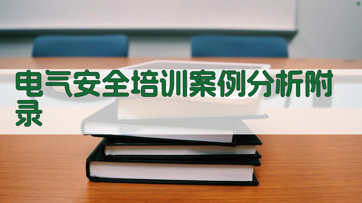电气安全培训案例分析 · 附录 图2
