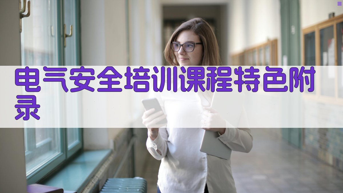 电气安全培训课程特色 · 附录 图3
