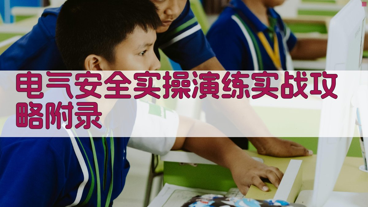 电气安全实操演练实战攻略 · 附录 图5
